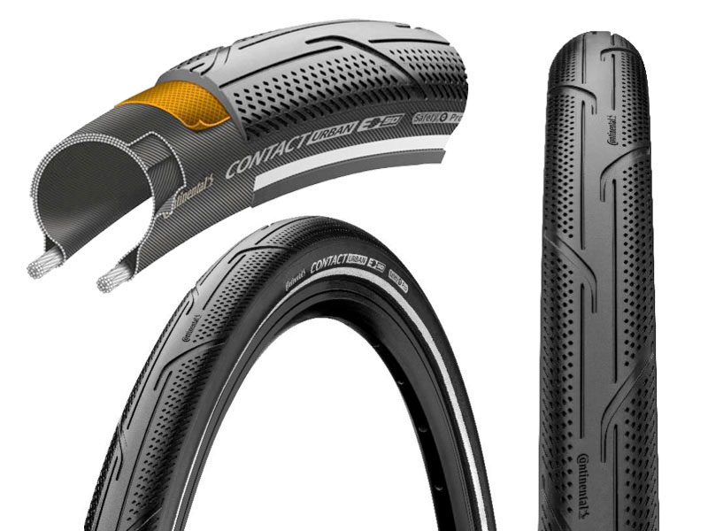 16 x 1,35 Continental Contact Urban Pneu de v/élo Noir 16
