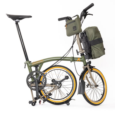 BROMPTON ( ブロンプトン ) 折りたたみ自転車 x Bear Grylls ( ベア グリルス ) C-Line Explore 6-Speed (M6L) モスグリーン CYCLETECH-IKD : BROMPTON x Bear Grylls C Line Explore