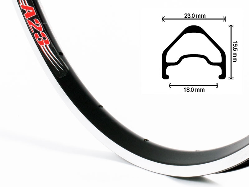 CYCLETECH-IKD : Velocity A23 20inch(451) Rim Black 24H