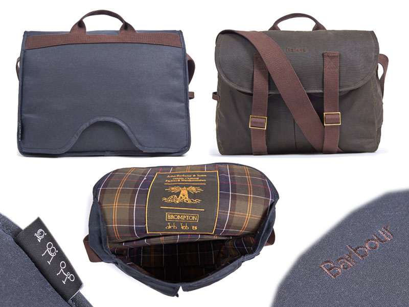 CYCLETECH-IKD : BROMPTON Barbour Tarras bag