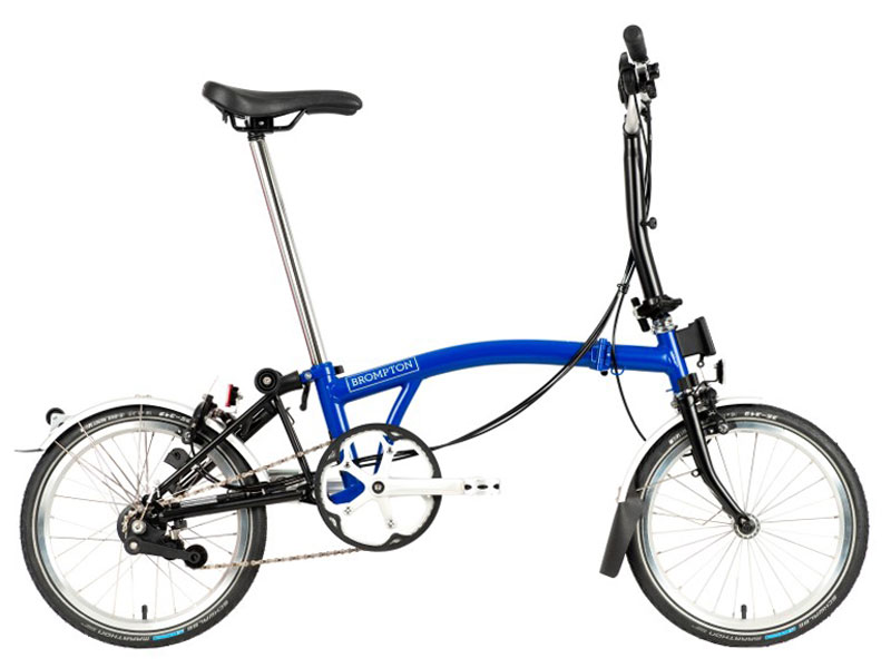 CYCLETECH-IKD : BROMPTON 2022 C Line PB/BK(Piccadilly Blue
