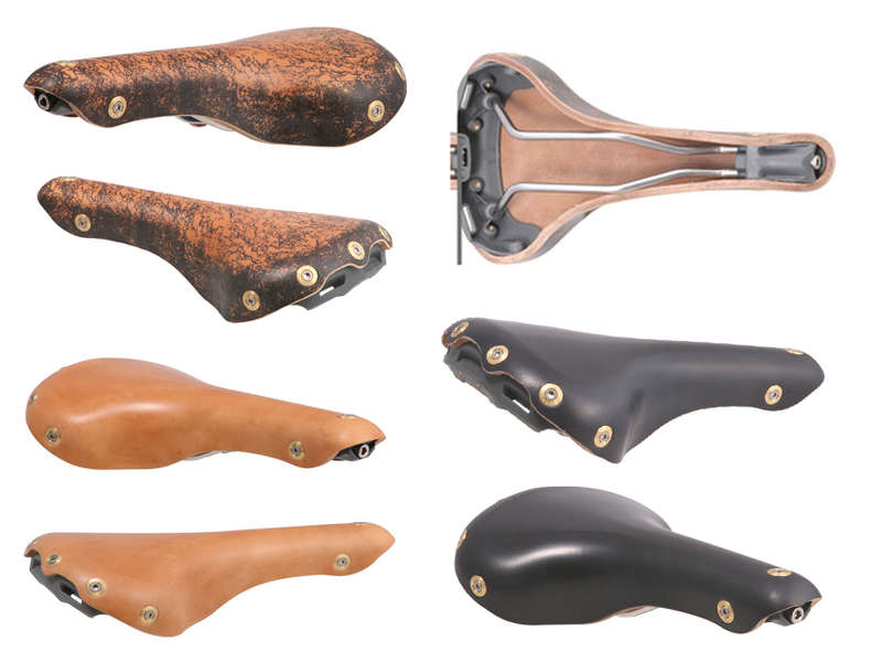 BERTHOUD* aspin leather saddle (brown) - BLUE LUG ONLINE STORE