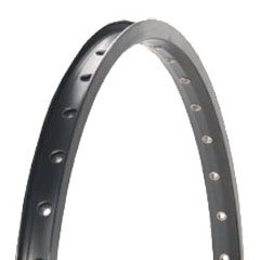 uSUNRIMS CR18 16(349) x 1 3/8 Black Alloy Rim with Single Eyelets 28Hv̊gʐ^