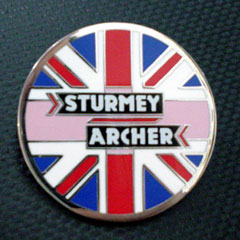 uSturmey Archer Pim Badge Largev̊gʐ^