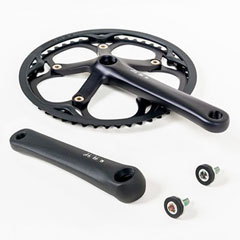 uBROMPTON Crankset Spider Type Blackv̊gʐ^