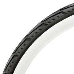 Michelin City J Tyre Black/White 20WO x 1 3/8