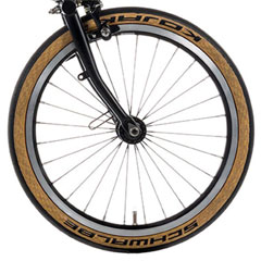 BROMPTON Kojak Folding Tan Wall Tyre 16 x 1 1/4