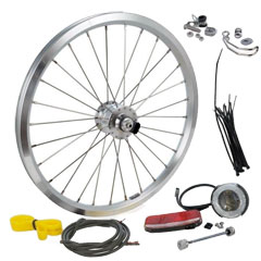 BROMPTON Front Hub Dynamo Set SV8 Silver