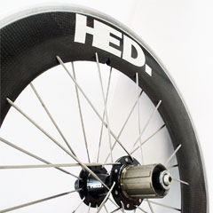CYCLETECH-IKD : HED Jet 406mm 28/28 Shimano Driver Wheels Used