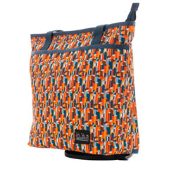 CYCLETECH-IKD : BROMPTON Tote Bag 9L Liberty - Orange Multi