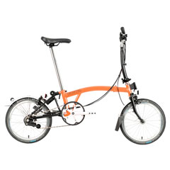 BROMPTON 2022 C Line FC/BK(Fire Coral/Black)