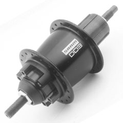 SRAM Dual Drive III Disc Gear Hub Black