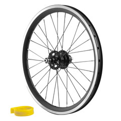 BROMPTON Superlight 4 Speed Rear Wheel(Schrader Valve Hole)