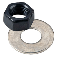 BROMPTON Chain Tensioner Nut + Washer - 1 / 2-spd