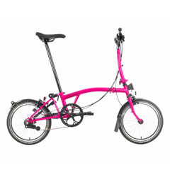 BROMPTON IKD Original Archive Edition 2.0 C Line Hot Pink Black Edition