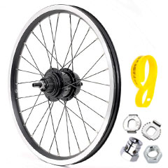 BROMPTON Superlight 12 Speed Rear Wheel(Schrader Valve Hole)