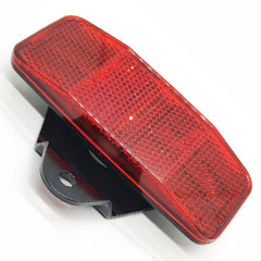 BROMPTON Rear Reflector / Black Bracket Assembly - L/E Version