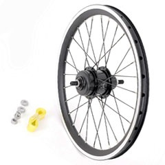 BROMPTON Ultralight 12 Speed Rear Wheel(Presta Valve Hole)