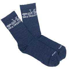 Bike Friday Wool Socks Navy