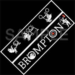 IKD&nbsp;Original&nbsp;BROMPTON&nbsp;Decal&nbsp;Beasts&nbsp;and&nbsp;Birds&nbsp;New&nbsp;White