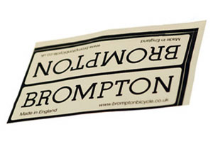 BROMPTON Decal Black