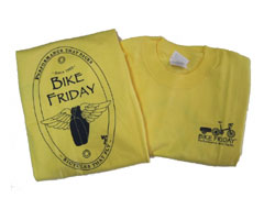 uBike Friday T-shirts Headbadge Yellowv̊gʐ^