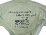 Bike Friday T-shirts Headbadge Stone Blue L-Size